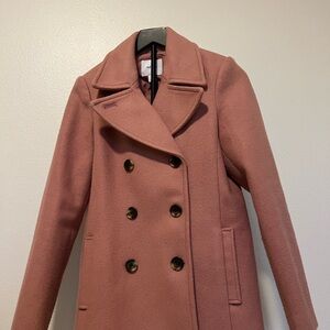 Old Navy Women's Double-Breasted Rose Pea Coat